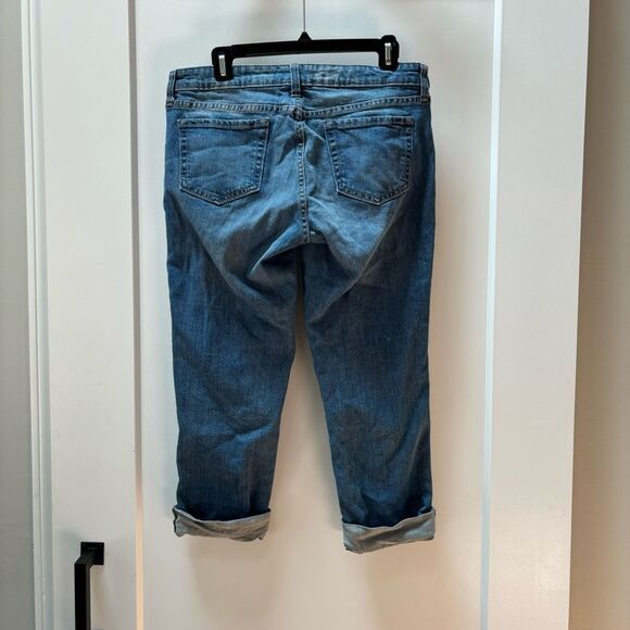 Gap straight crop Coupe distressed jeans woman’s‎ size 10 - Picture 4 of 6